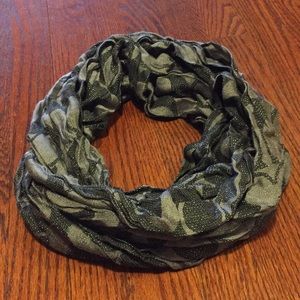 Coach Women's Gray Infinity Scarf